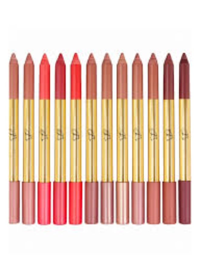 Golden Rose 12 Colors Clear Lipstick Pencil Set - Rouge - Image 1